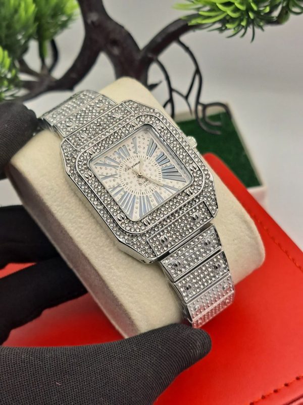 ELEYINA CHAIN STONE WRIST WATCHES