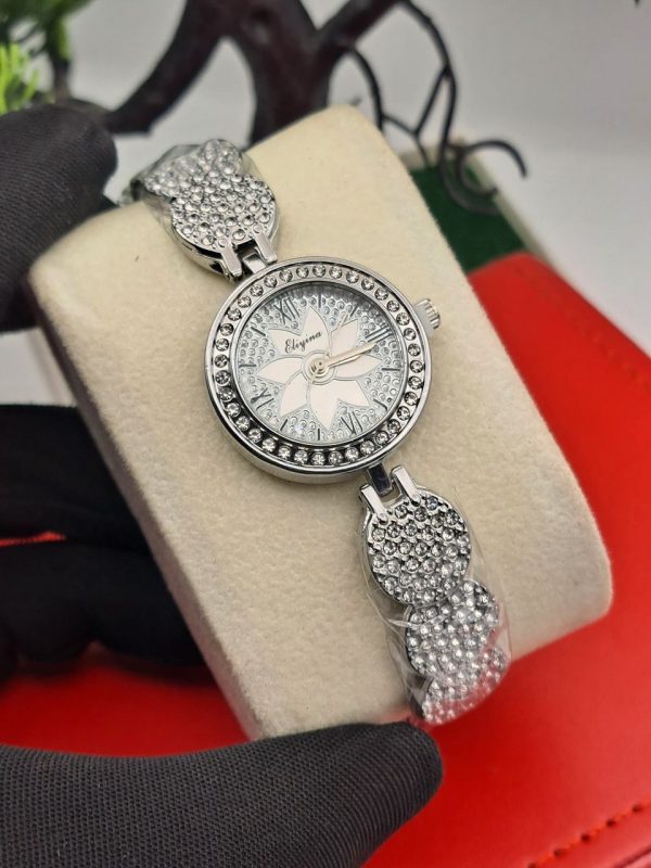 ELEYINA CHAIN STONE WRIST WATCHES