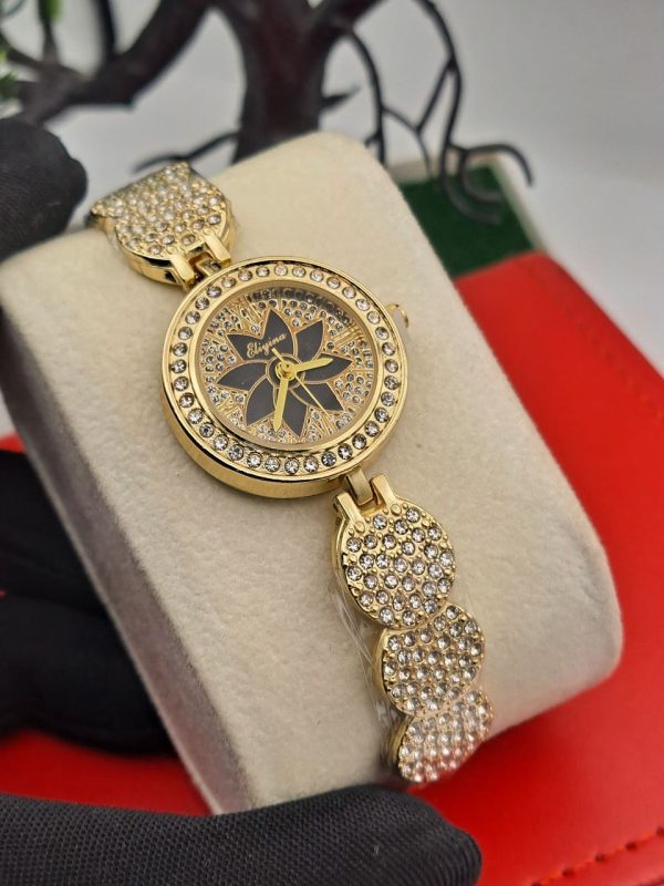 ELEYINA CHAIN STONE WRIST WATCHES